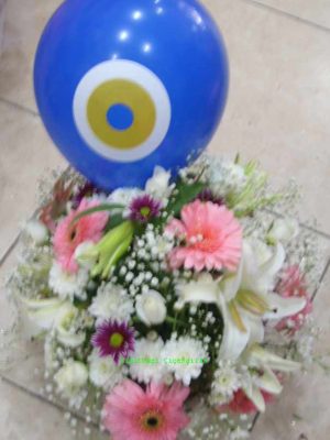 Pembe-Beyaz-Bebek-Aranjmanı