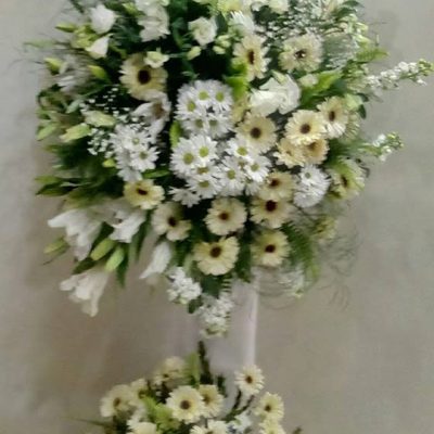 Ferforjede-Lilyum-Papatya-Gerbera-aranjmanı